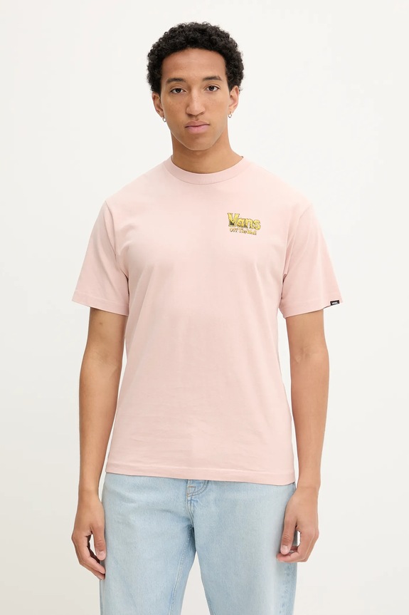 Abbigliamento Vans t-shirt in cotone VN000NWNO3N1 rosa