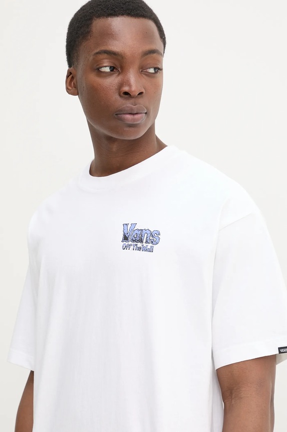 Vans pamut póló fehér VN000NWNWHT1