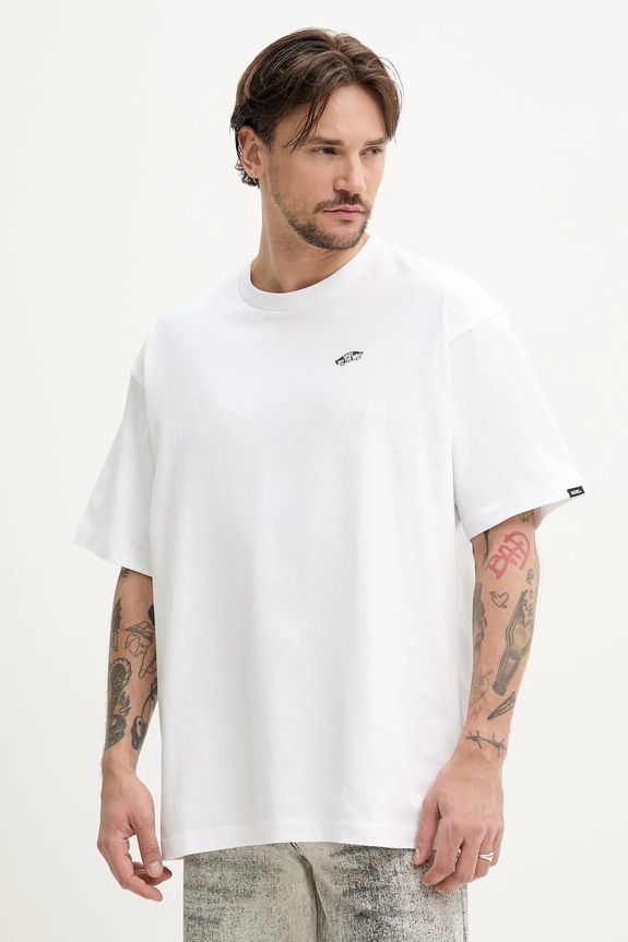 Vans t-shirt nadruk biały VN000P50YB21