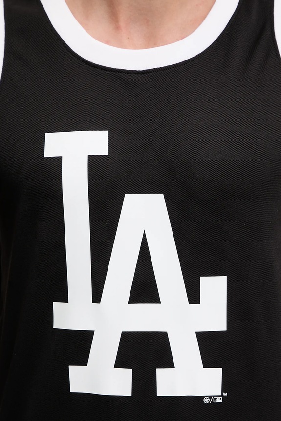 Tričko 47 brand MLB LA Dodgers BB012PMAREX657808JK černá