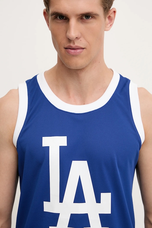 Μπλουζάκι 47 brand MLB LA Dodgers σκούρο μπλε BB012PMAREX657803RY