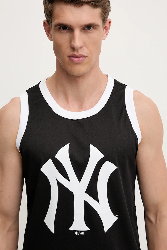 Μπλουζάκι 47 brand MLB New York Yankees μαύρο BB017PMAREX657554JK