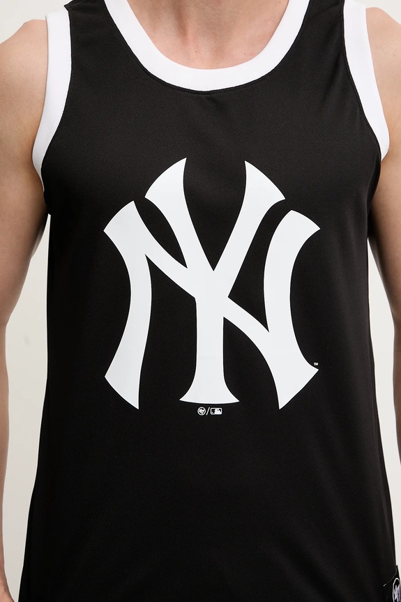 Μπλουζάκι 47 brand MLB New York Yankees BB017PMAREX657554JK μαύρο