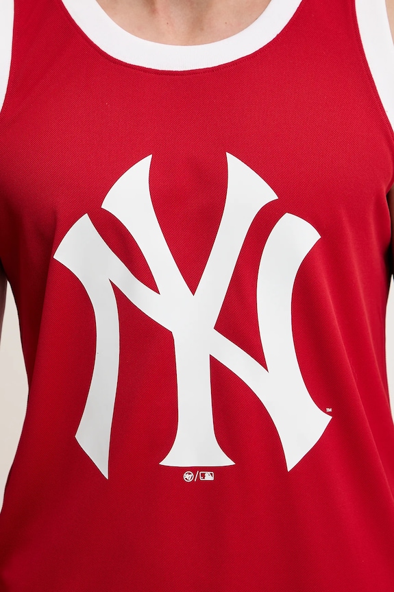 Μπλουζάκι 47 brand MLB New York Yankees BB017PMAREX657800RD κόκκινο