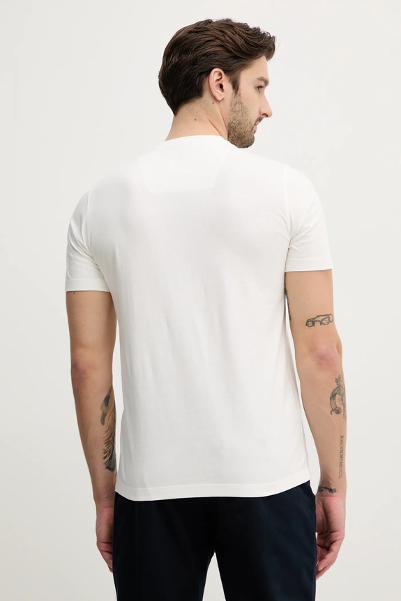 Ρούχα Βαμβακερό μπλουζάκι Aeronautica Militare TS2392J677 μπεζ