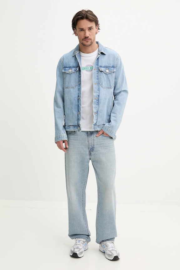 Bavlnené tričko Guess Jeans M5GI23.K8HM0 biela SS25