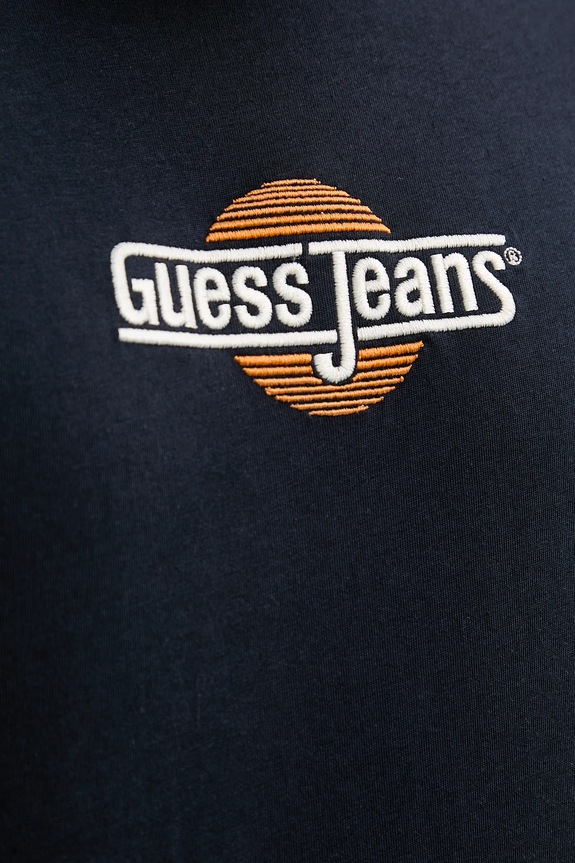 Bavlnené tričko Guess Jeans tmavomodrá M5GI23.K8HM0