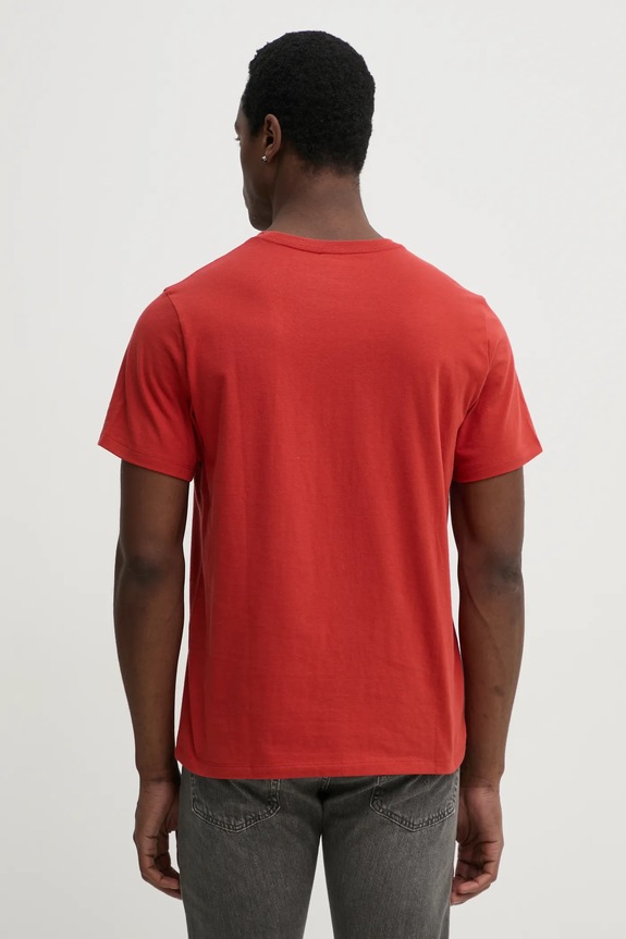Ρούχα Βαμβακερό μπλουζάκι Levi's SS ORIGINAL HM TEE 56605.0298 πορτοκαλί