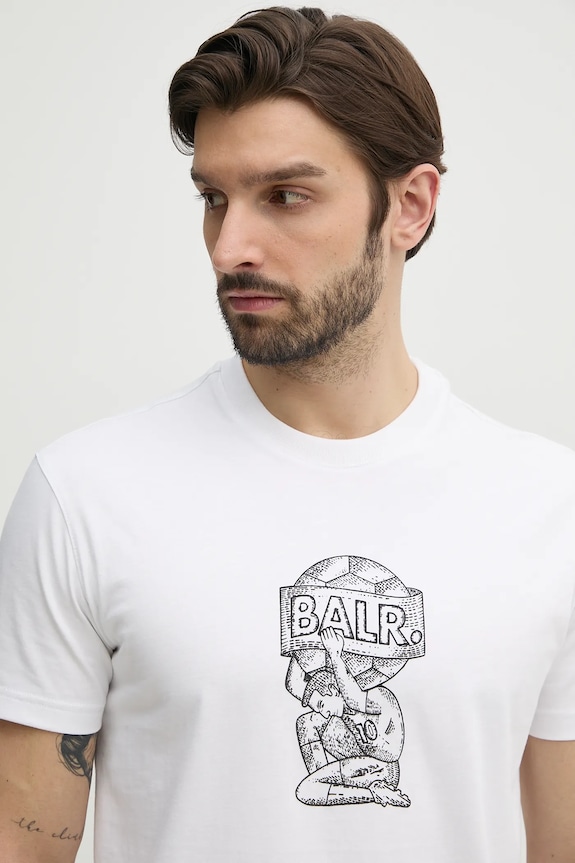 BALR. pamut póló fehér B1112.1292
