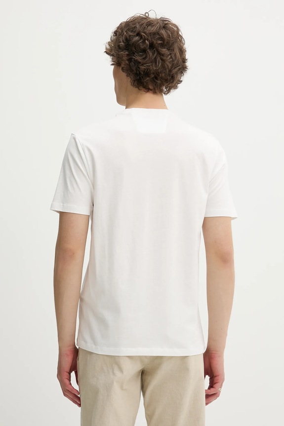 Odzież C.P. Company t-shirt bawełniany 18CMTS031A005100W biały