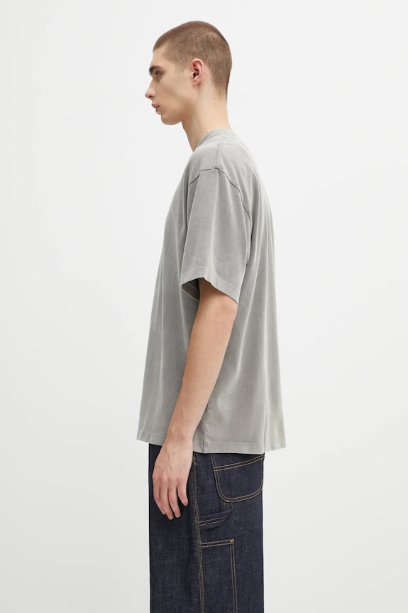 Axel Arigato t-shirt bawełniany Washed T-Shirt A3118002 szary AA00