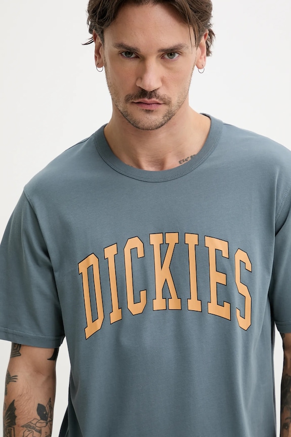 Bavlněné tričko Dickies modrá DK0A4X9FG701