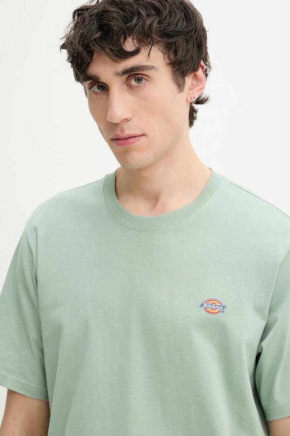 Dickies t-shirt bawełniany zielony DK0A4XDBK361