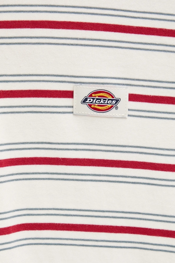 Βαμβακερό μπλουζάκι Dickies DK0A4Z8SC481 λευκό