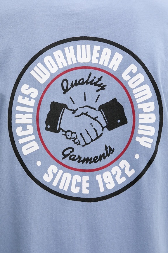 Dickies tricou din bumbac albastru DK0A4Z95K371