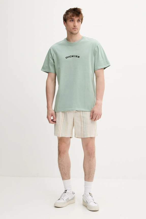 Pamučna majica Dickies DK0A4Z8PK361 zelena SS25