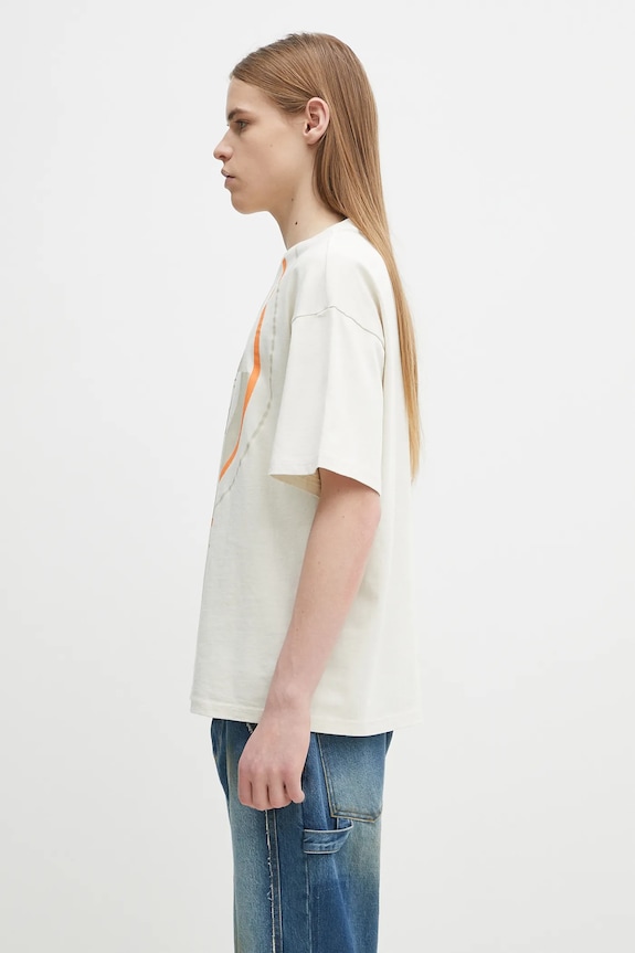 Napapijri tricou din bumbac S-Tusco NP0A4IEEN1J1 bej SS25