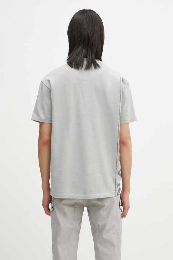 Odzież Napapijri t-shirt bawełniany S-Rivalto NP0A4IELH621 szary