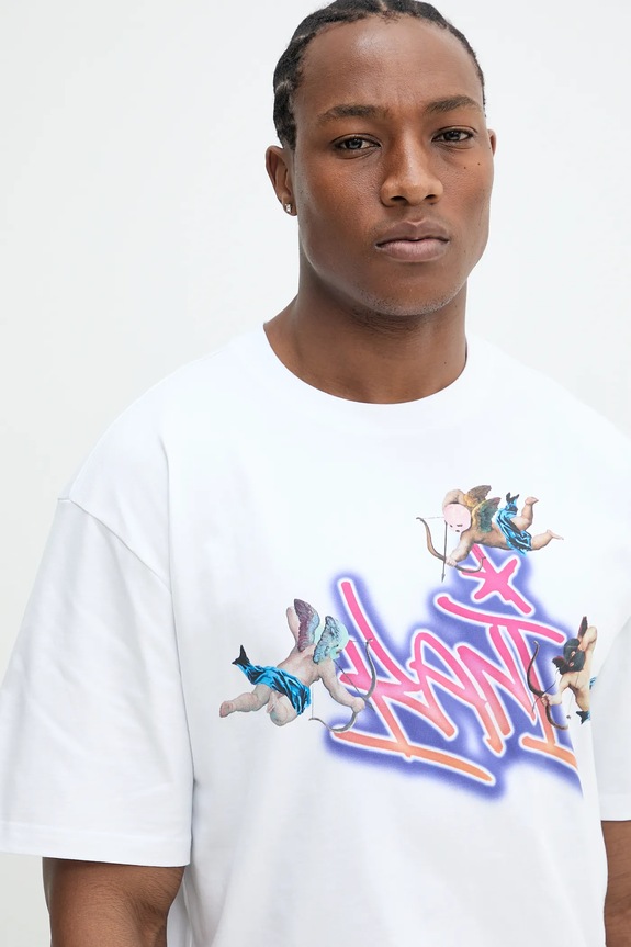 Karl Kani t-shirt bawełniany biały 60300350