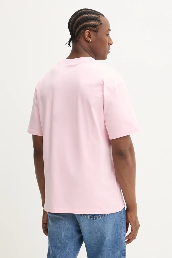 Odzież Karl Kani t-shirt bawełniany 60300351 różowy
