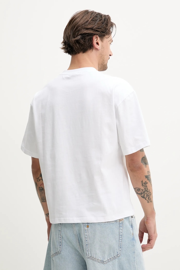 Odzież Karl Kani t-shirt bawełniany 60300356 biały