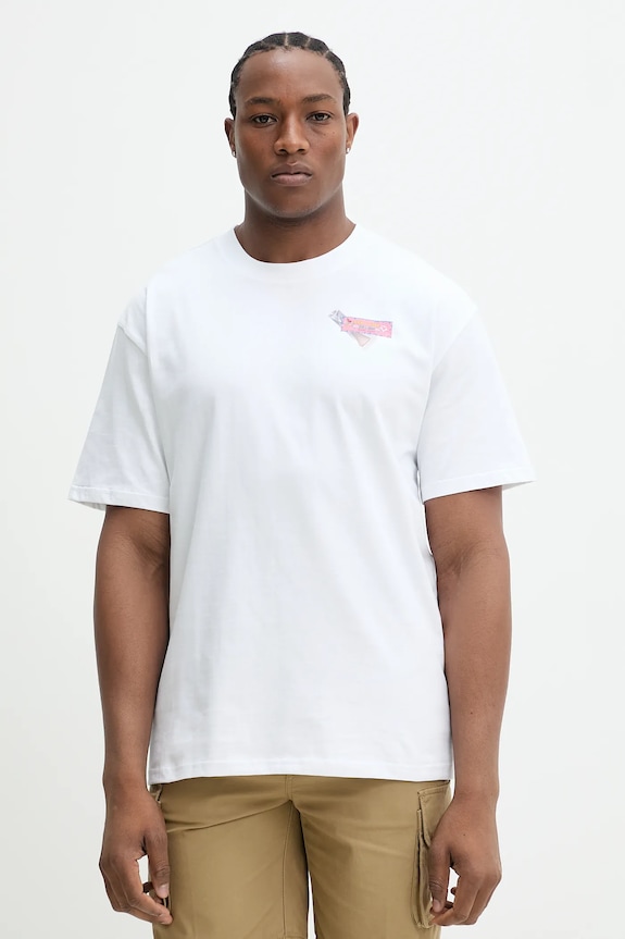 Karl Kani t-shirt bawełniany biały 60300381