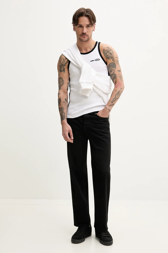 Karl Kani tricou 60310050. alb SS25