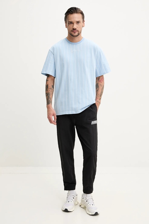 Pamučna majica Karl Kani 60300339 plava SS25