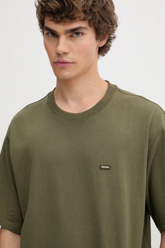 Dickies t-shirt bawełniany Clancy Heavyweight Tee Ss Military Gr zielony DK0A4Z4LMGR1