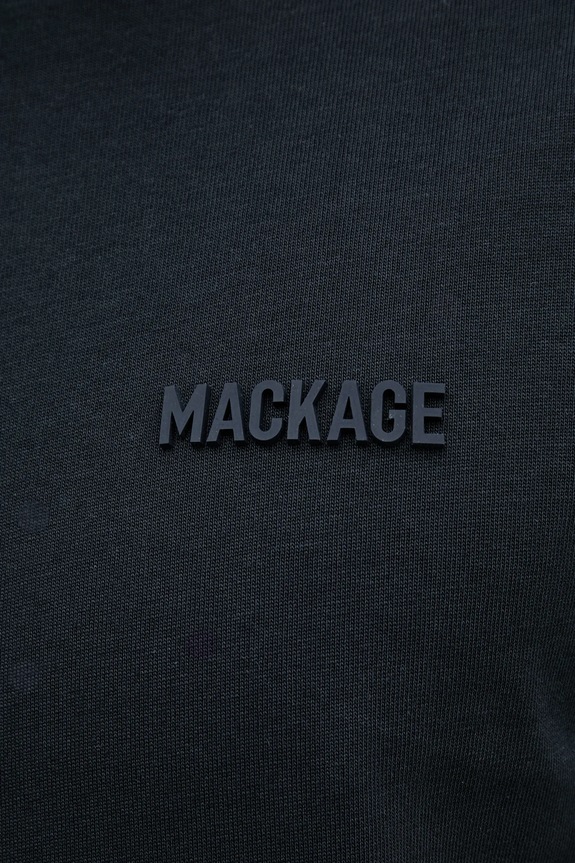 Βαμβακερό μπλουζάκι MACKAGE TEE.R σκούρο μπλε