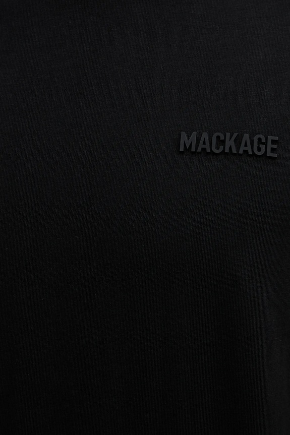 Βαμβακερό μπλουζάκι MACKAGE TEE.R μαύρο