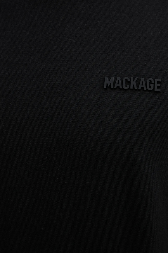 Βαμβακερό μπλουζάκι MACKAGE TEE.R μαύρο