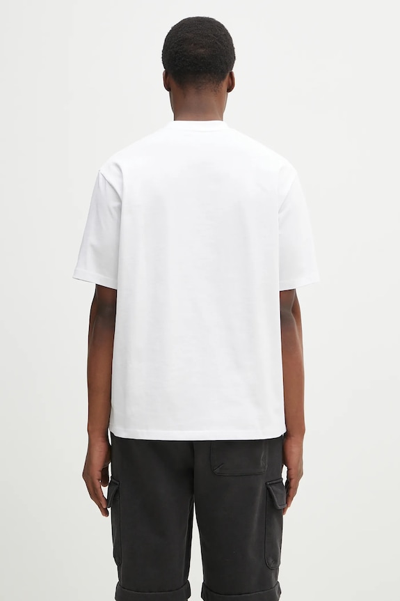 Clothing A Bathing Ape cotton t-shirt Chain Stitch Shark 1L30109343 white