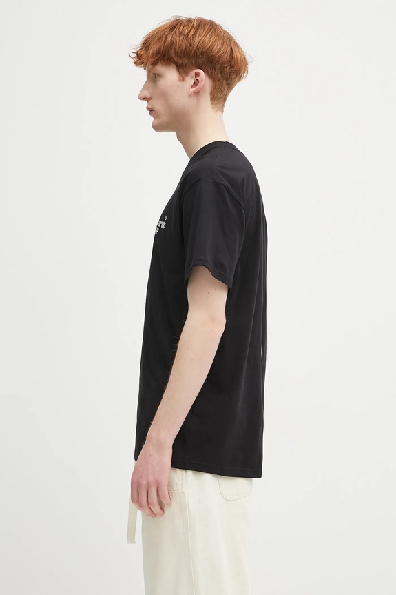 Carhartt WIP cotton t-shirt S/S Hartt Chain T-Shirt I034663.89XX black SS25