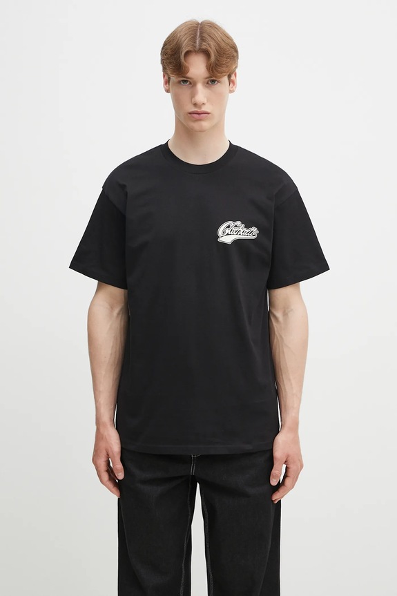 Clothing Carhartt WIP cotton t-shirt S/S Logo T-Shirt I034643.89XX black