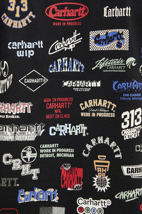 Carhartt WIP cotton t-shirt S/S Logo T-Shirt I034643.89XX black