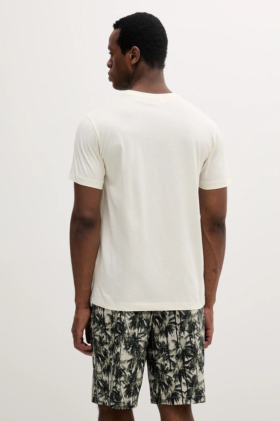 Ruházat Gant pamut póló 2003300 bézs