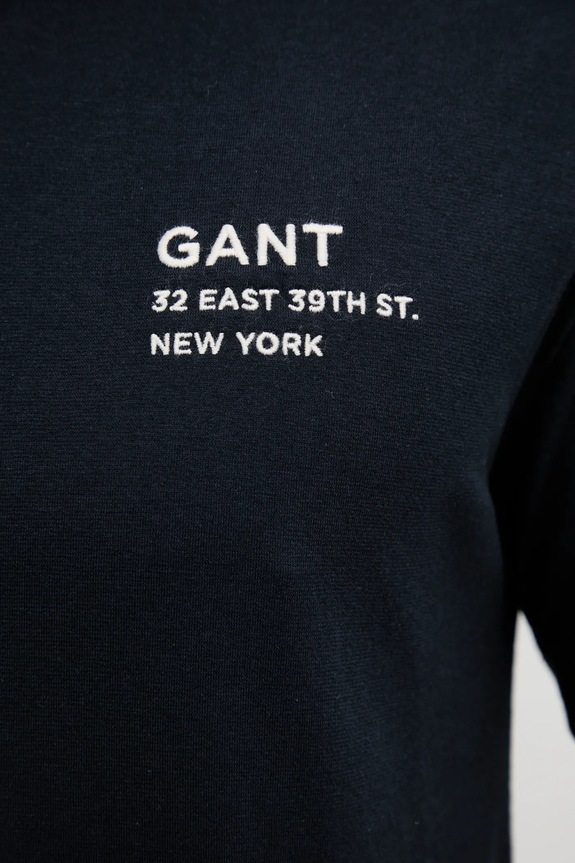Gant pamut póló 2003300 sötétkék