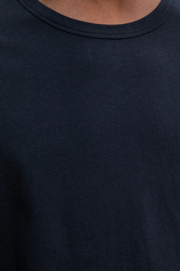 FROM FUTURE maglietta reversibile in cotone MTS00225 blu navy