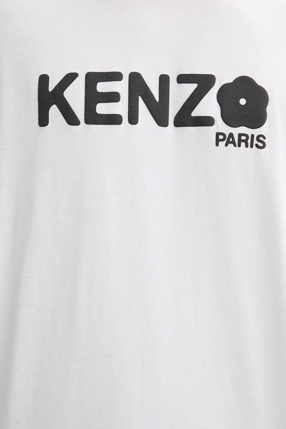 Bavlnené tričko Kenzo Boke Flower 2.0 FF55TS4914SG.01 biela