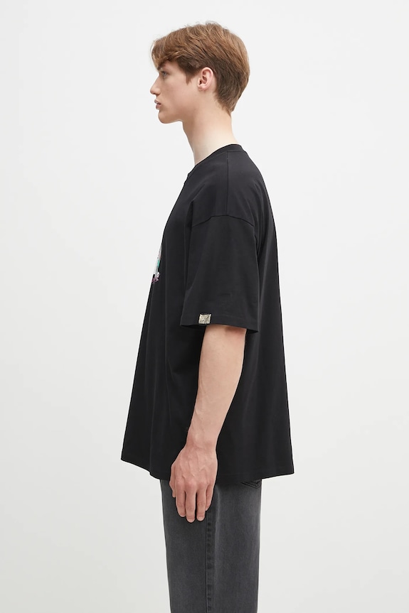Martine Rose t-shirt bawełniany Oversized 621JE03001H czarny SS25