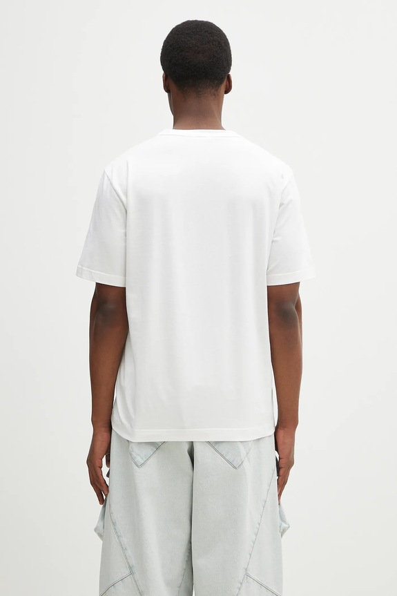 Clothing Norse Projects cotton t-shirt Holger Post Stamp Print T-Shirt N01.0686.0001 white