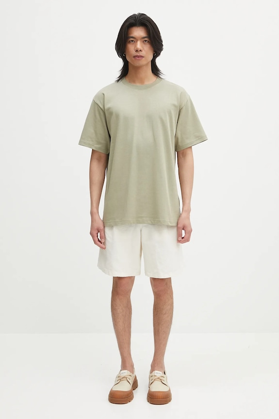 Βαμβακερό μπλουζάκι Norse Projects Norse Standard Heavy Loose T-shirt N01.0679.2053 πράσινο