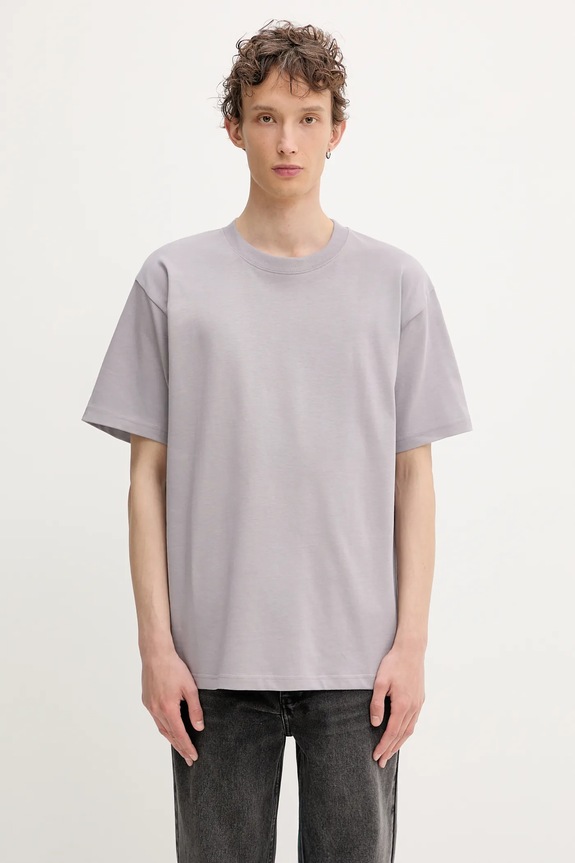 Βαμβακερό μπλουζάκι Norse Projects Norse Standard Heavy Loose T-shirt βαμβάκι μωβ N01.0679.6017