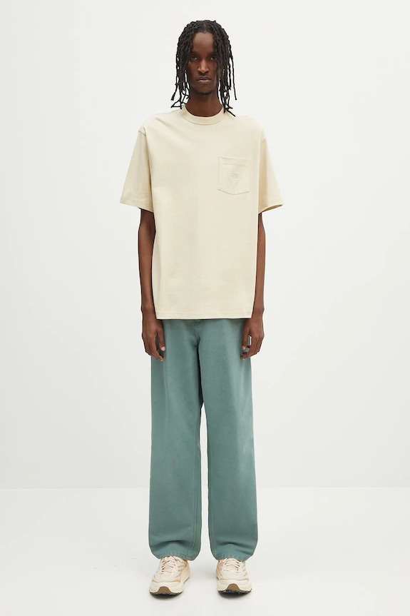 The North Face tricou din bumbac Dome Relaxed Pocket NF0A8C3P3X41 bej