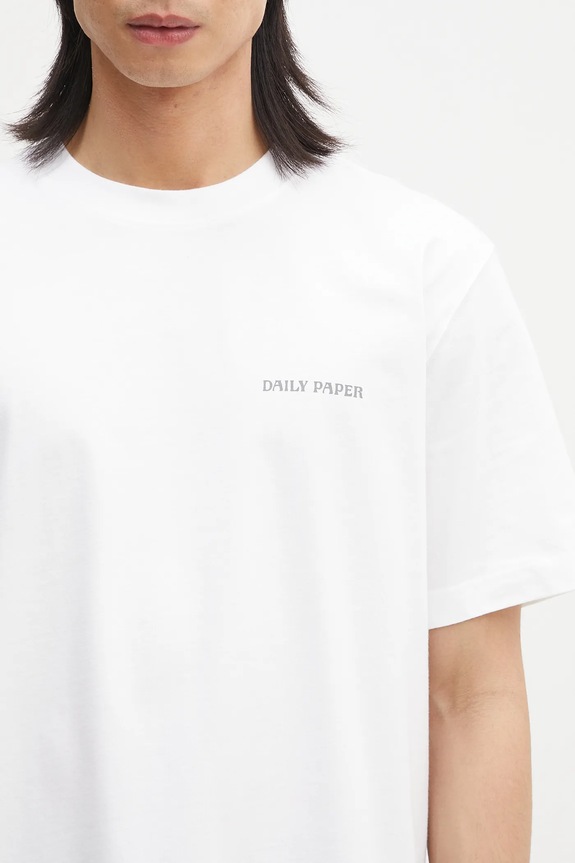 Бавовняна футболка Daily Paper Senses T Shirt білий 2511150