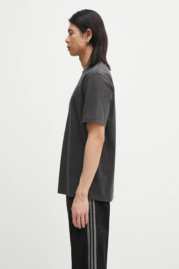 Daily Paper tricou din bumbac Senses T-Shirt 2511069 negru SS25