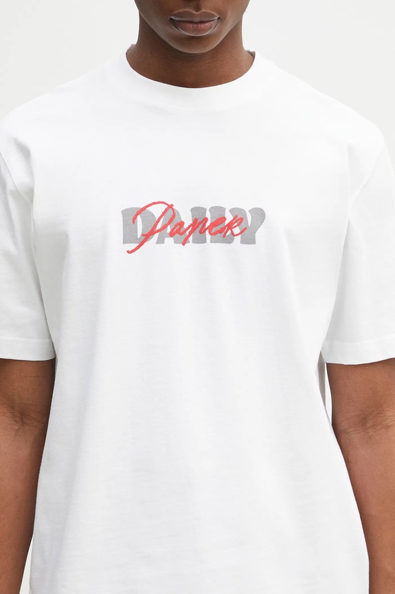 Bavlnené tričko Daily Paper Overwritten T-Shirt biela 2511042