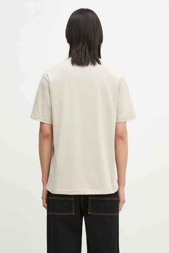 Одежда Хлопковая футболка Daily Paper Tag T-Shirt 2511049 бежевый