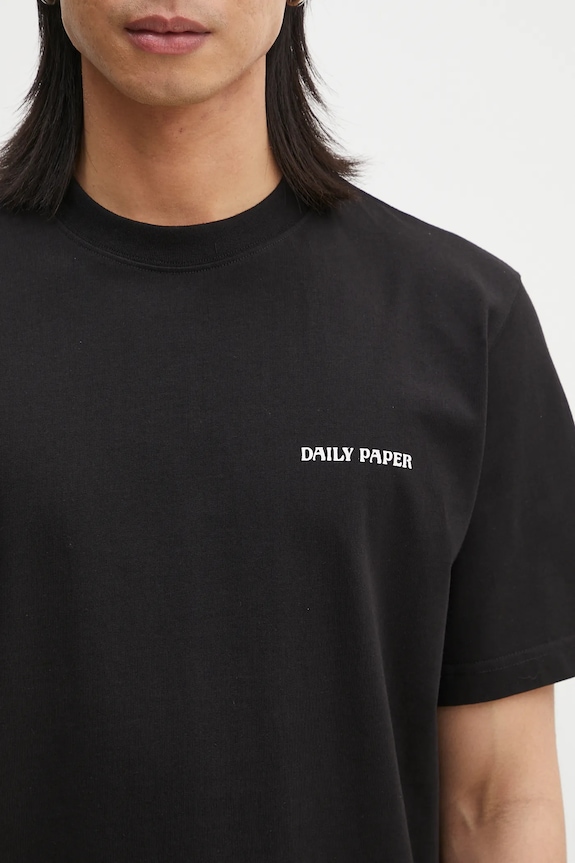 Daily Paper tricou din bumbac Craft T-Shirt negru 2511044